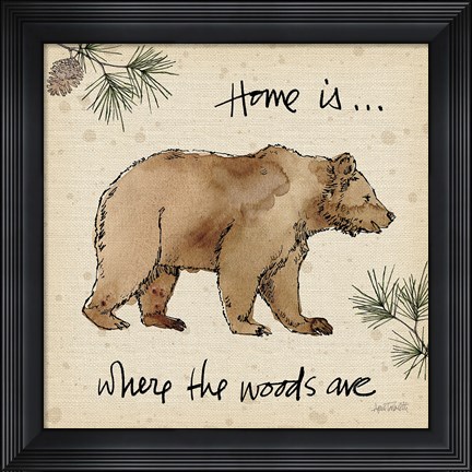 Framed Lodge Life I Print