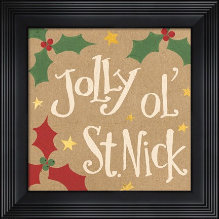 Framed Vintage St.Nick VII Print
