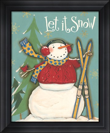 Framed Snowmen Season III Print