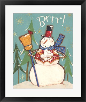 Framed Snowmen Season II Print