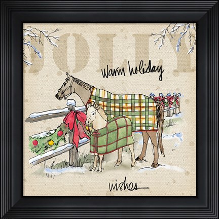 Framed Country Christmas II Print