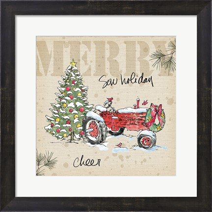 Framed Country Christmas III Print