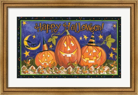 Framed Halloween Wishes I Print