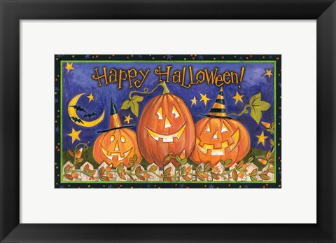 Framed Halloween Wishes I Print