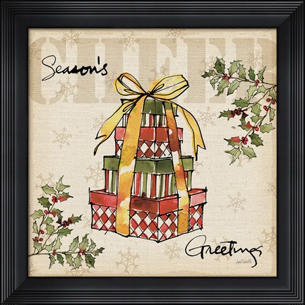Framed Winter Wishes IV Print