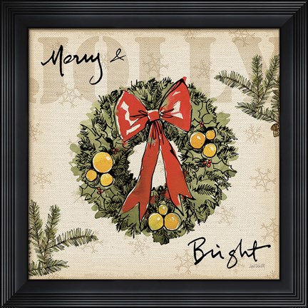 Framed Winter Wishes III Print