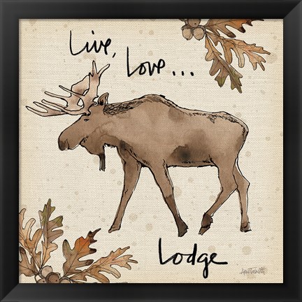 Framed Lodge Life IV Print