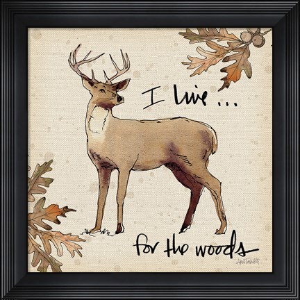 Framed Lodge Life II Print