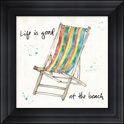 Framed Beach Divas VII Color Print