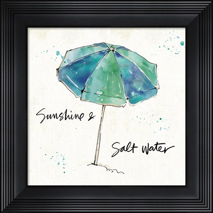 Framed Beach Divas IX Print