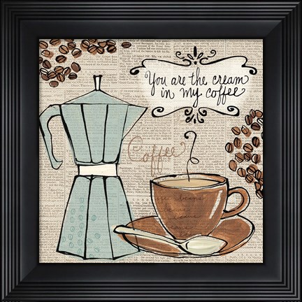 Framed Fresh Roast I Print