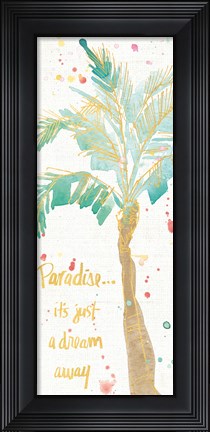 Framed Flamingo Fever IX Print