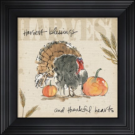 Framed Be Thankful II Print