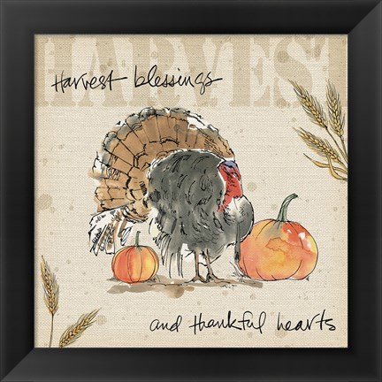 Framed Be Thankful II Print