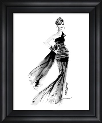 Framed Modern Fashion IV Print