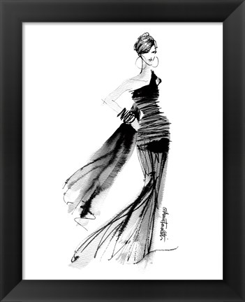 Framed Modern Fashion IV Print