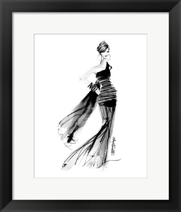 Framed Modern Fashion IV Print