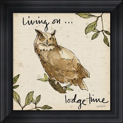 Framed Lodge Life VI Print
