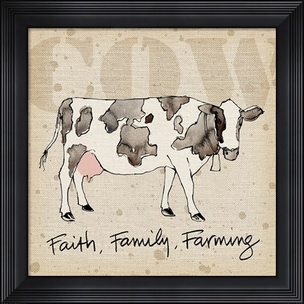 Framed Farm Life I Print