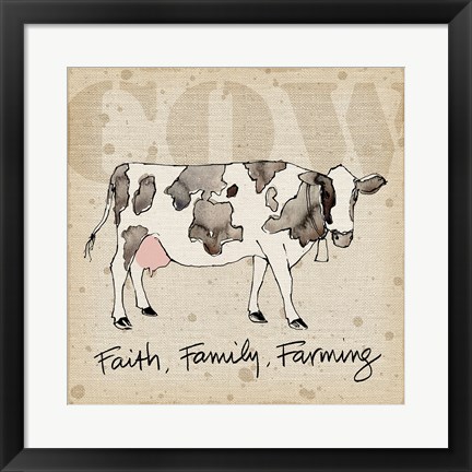 Framed Farm Life I Print