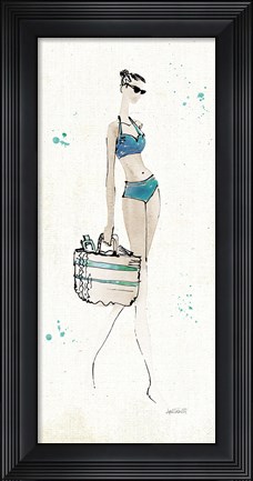 Framed Beach Divas VI Print