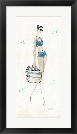 Framed Beach Divas VI Print