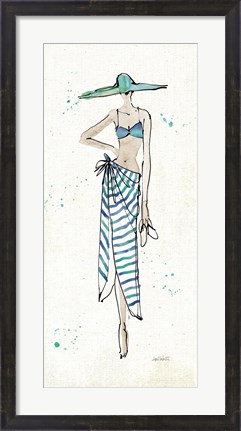 Framed Beach Divas III Print