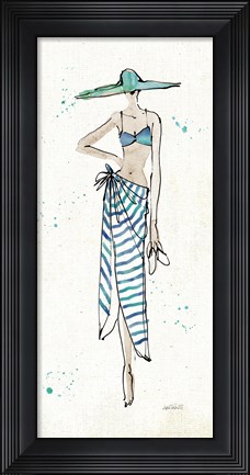 Framed Beach Divas III Print