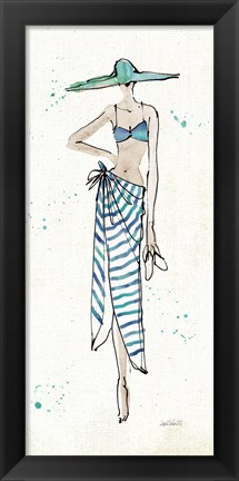 Framed Beach Divas III Print