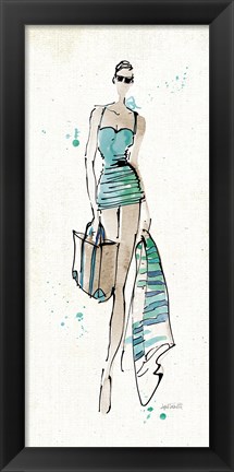 Framed Beach Divas II Print