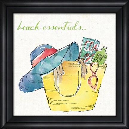Framed Surfs Up III Print