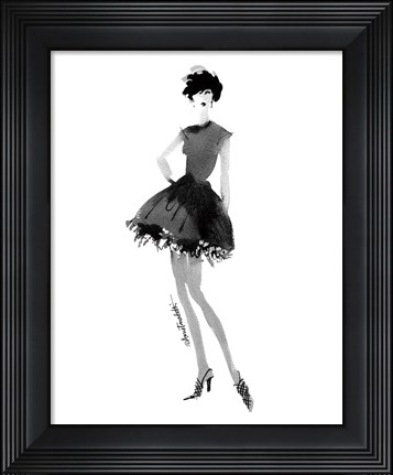 Framed Modern Fashion III Print