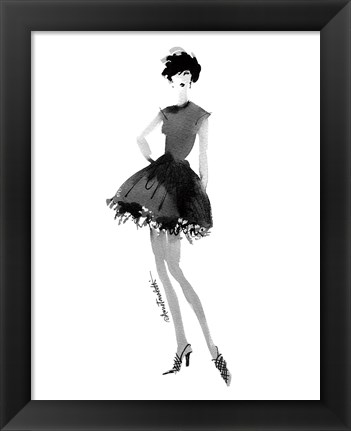 Framed Modern Fashion III Print