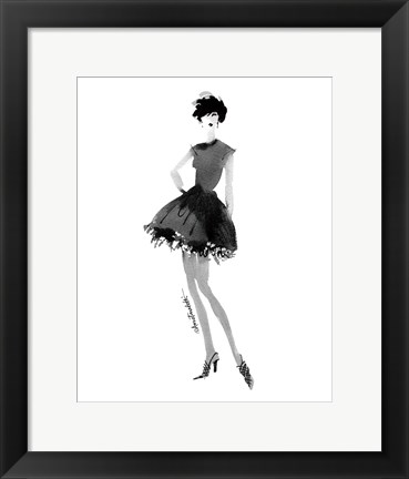 Framed Modern Fashion III Print