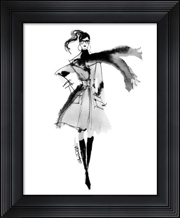 Framed Modern Fashion I Print