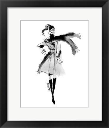 Framed Modern Fashion I Print