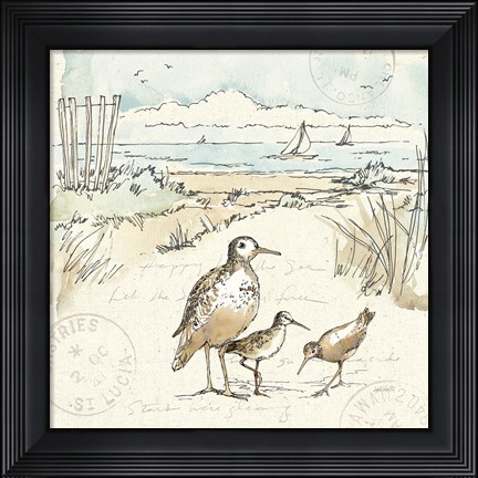 Framed Coastal Breeze X Print