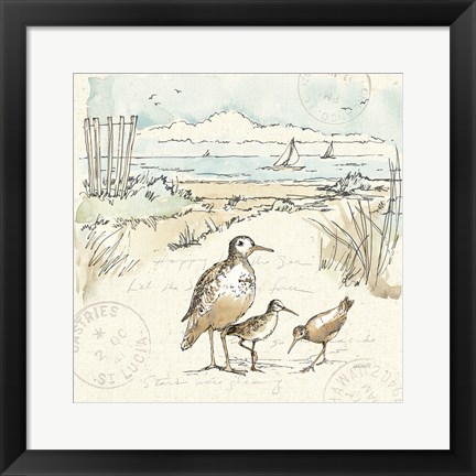 Framed Coastal Breeze X Print