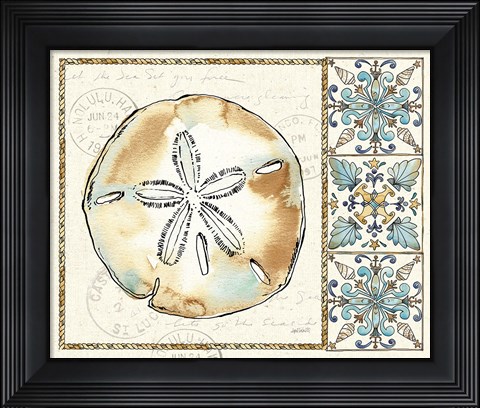 Framed Coastal Breeze II Print