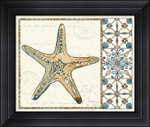 Framed Coastal Breeze IV Print