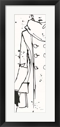 Framed Fashion Strokes VII Print