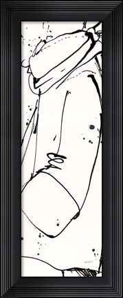 Framed Fashion Strokes VI Print