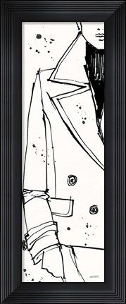 Framed Fashion Strokes V Print
