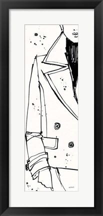 Framed Fashion Strokes V Print