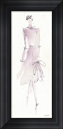 Framed La Fashion I Print