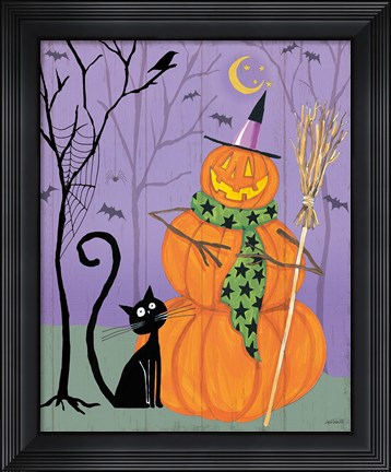 Framed Happy Haunting V Print