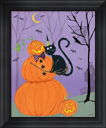 Framed Happy Haunting IV Print