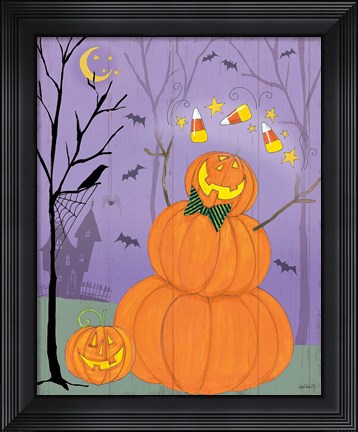 Framed Happy Haunting III Print