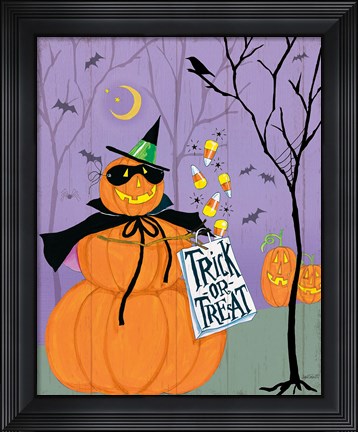 Framed Happy Haunting II Print