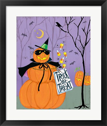Framed Happy Haunting II Print